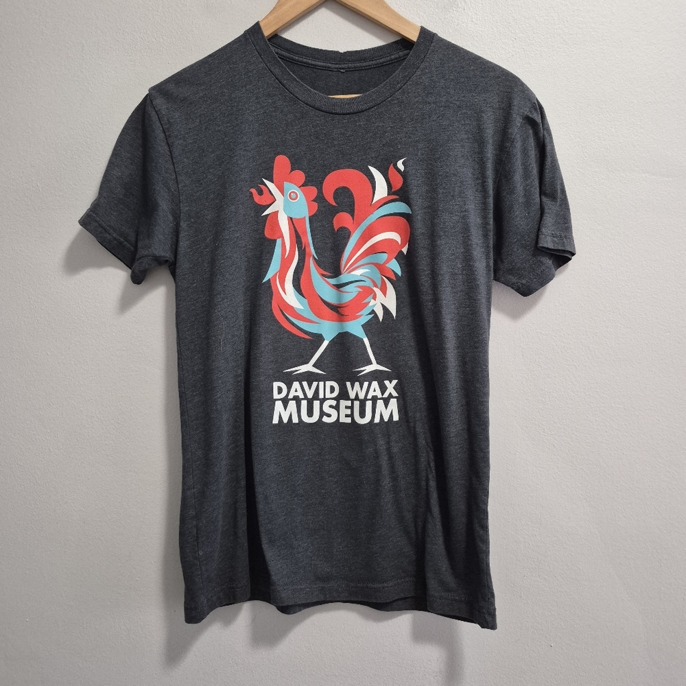 David Wax Museum Band Tee Concert Merch Rooster Size Small